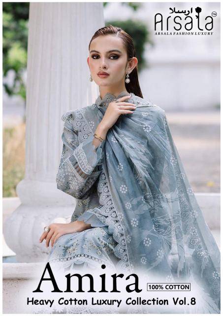 Arsala amira vol-8 Wholesale dress materials in Surat