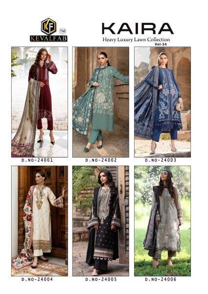 Keval kaira vol-24 Latest dress material designs