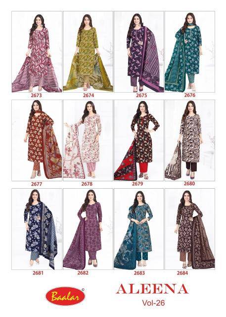 Baalar aleena vol-26 Surat dress material wholesale market