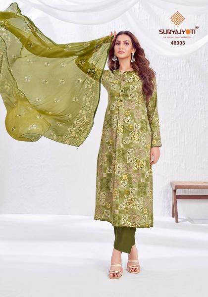 Suryajyoti naisha vol-48 Designer dress materials online