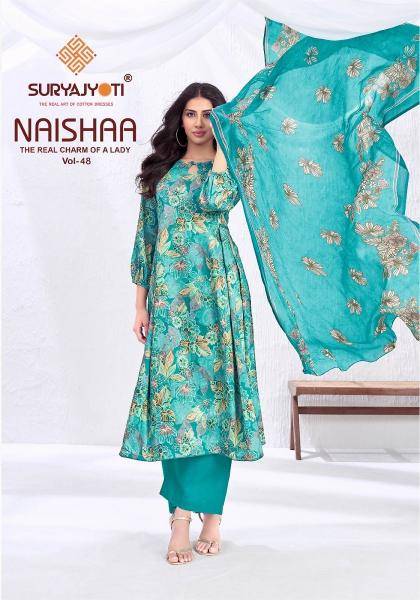 Suryajyoti naisha vol-48 Designer dress materials online