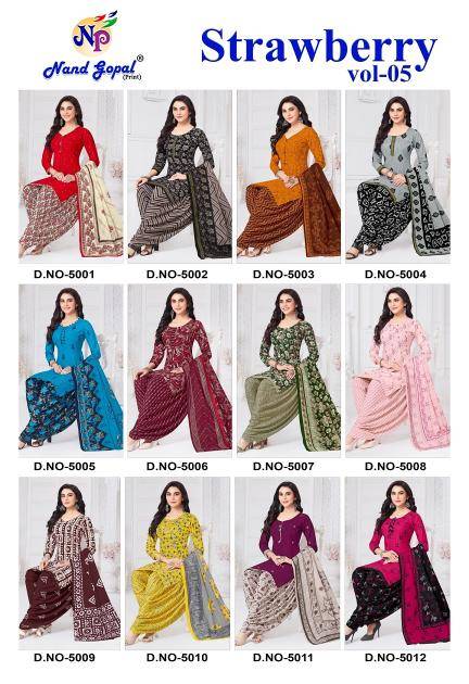 Ng strawberry vol-5 Best dress material shops in Gujarat