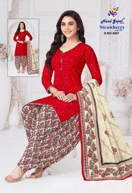 Ng strawberry vol-5 Best dress material shops in Gujarat