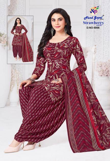Ng strawberry vol-5 Best dress material shops in Gujarat