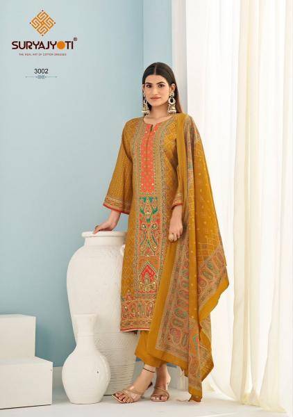 Suryajyoti poayal advance vol-3 Designer dress materials in Gujarat