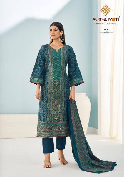 Suryajyoti poayal advance vol-3 Designer dress materials in Gujarat