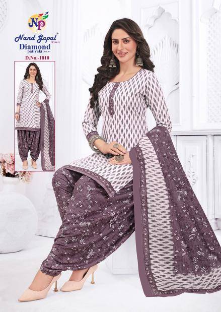 Ng diamond patiyala vol-1 Affordable dress materials in Gujarat