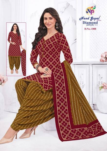 Ng diamond patiyala vol-1 Affordable dress materials in Gujarat