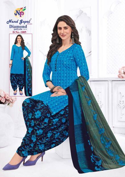 Ng diamond patiyala vol-1 Affordable dress materials in Gujarat