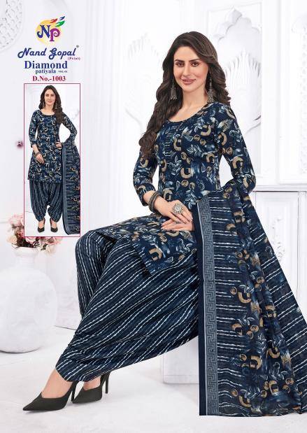 Ng diamond patiyala vol-1 Affordable dress materials in Gujarat