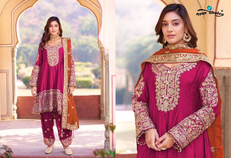 Your choice afgani gold Salwar suit exporters in Delhi