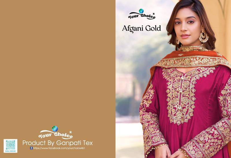 Your choice afgani gold Salwar suit exporters in Delhi