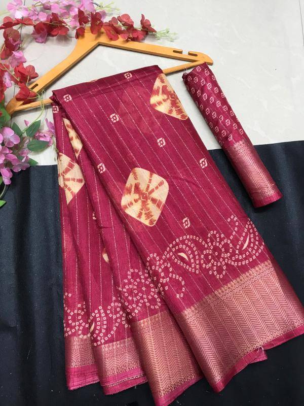 GC soft dola silk with border Saree manufacturers in Ahmedabad