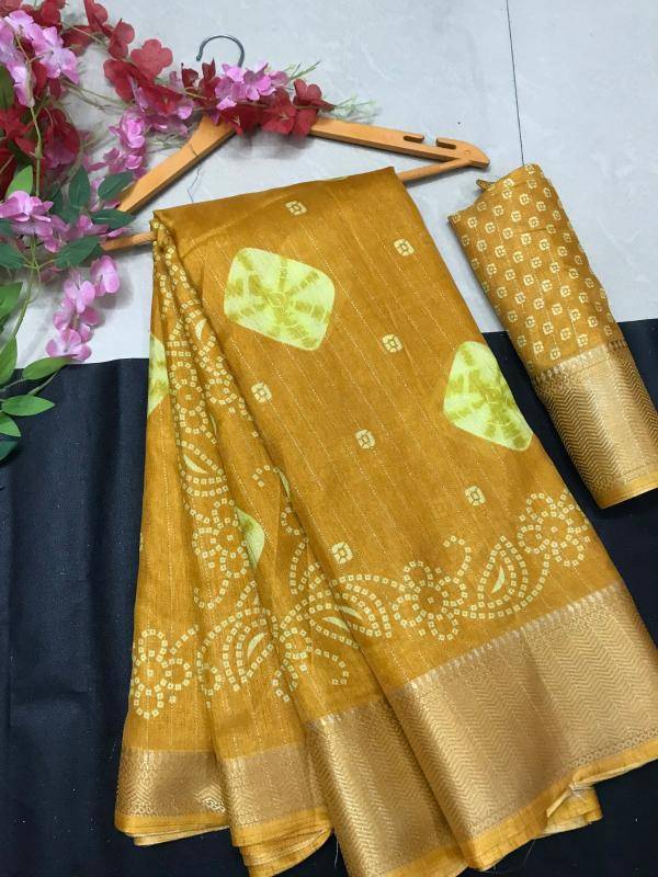 GC soft dola silk with border Saree manufacturers in Ahmedabad