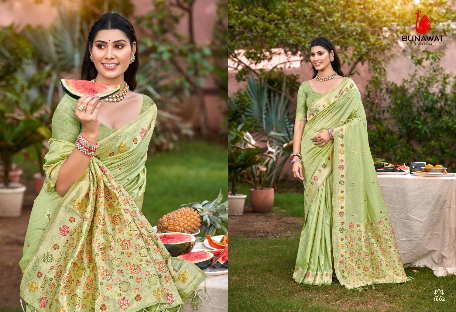 BUNAWAT Sobha Designer sarees wholesale in India