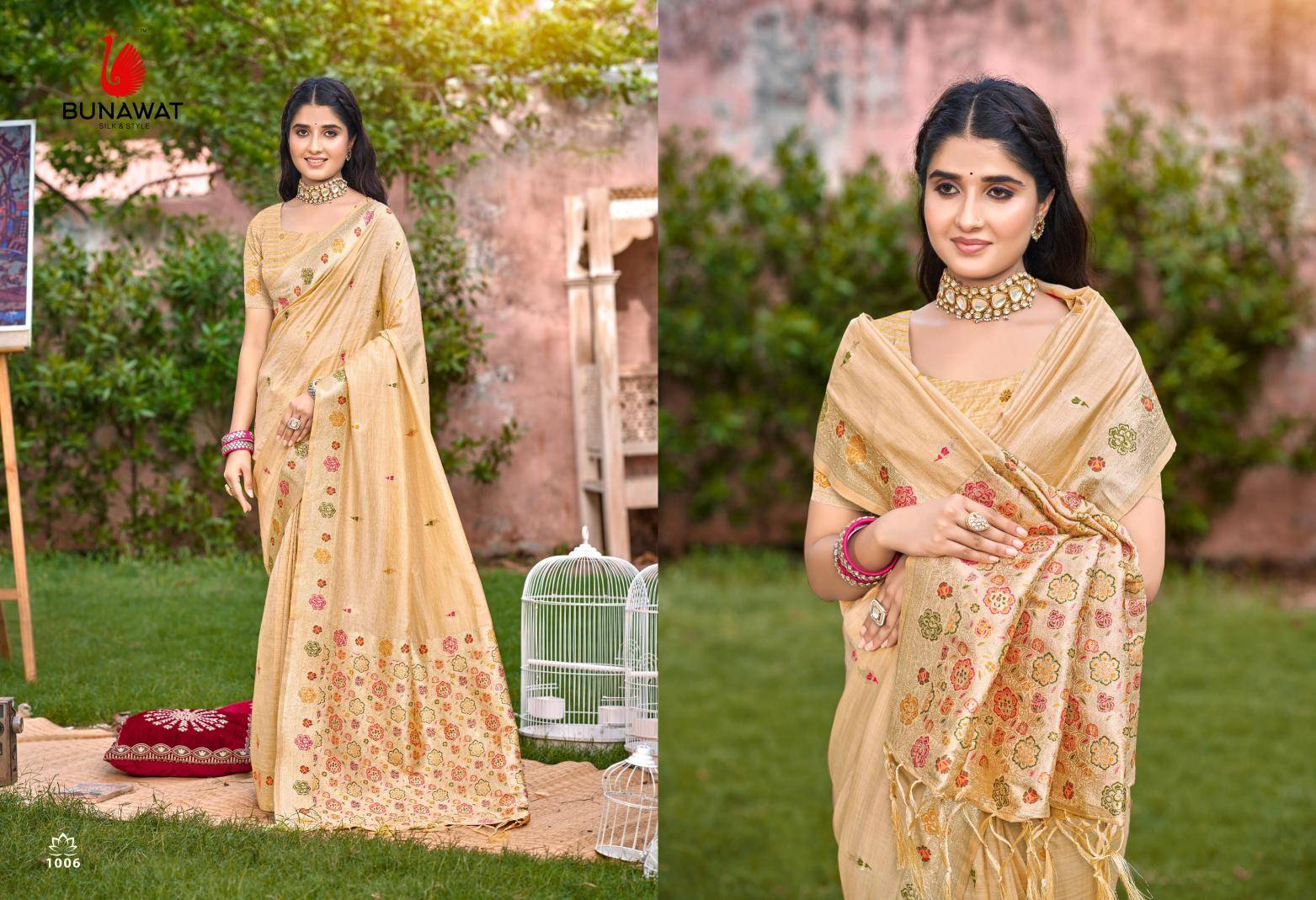 BUNAWAT Sobha Designer sarees wholesale in India