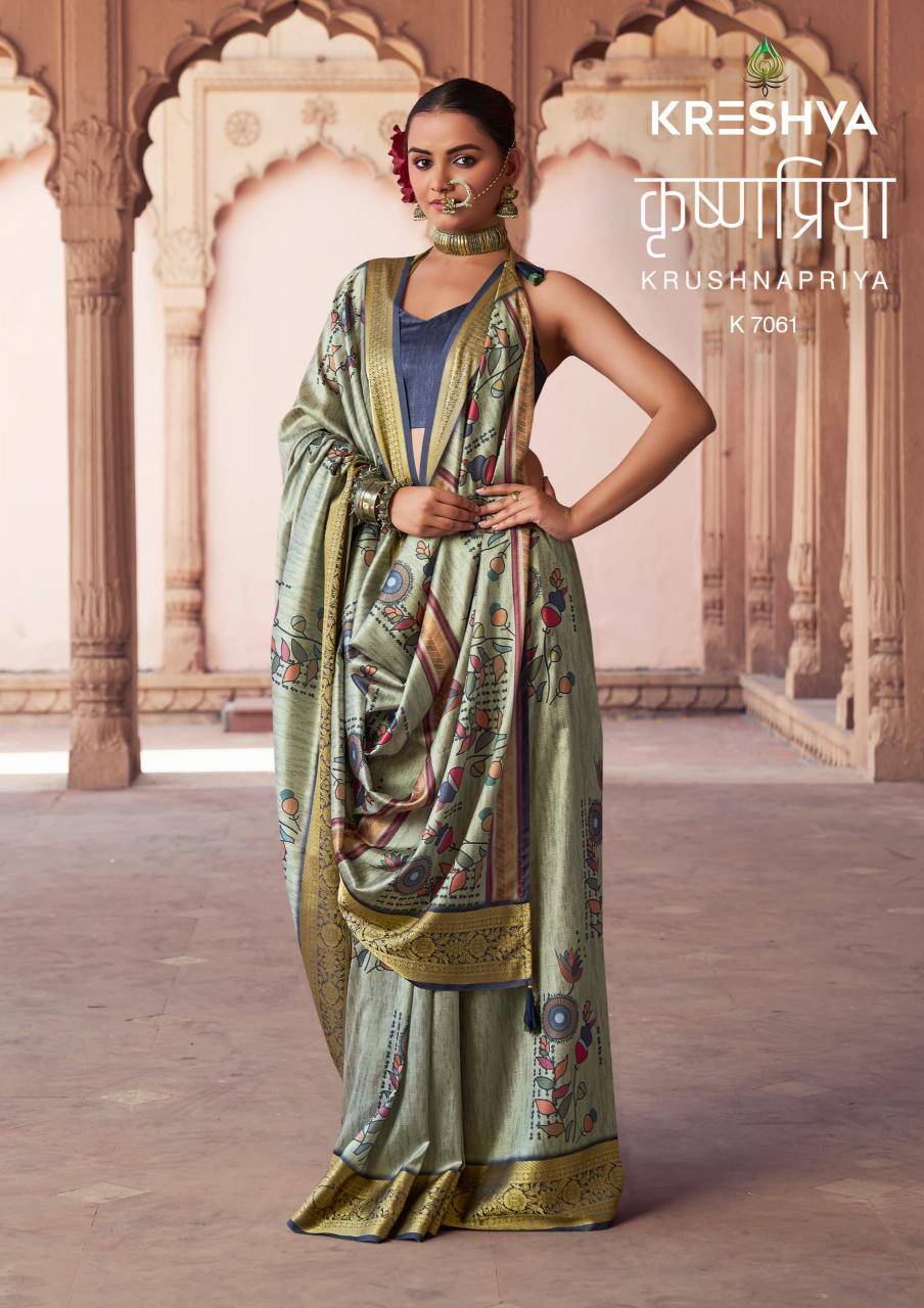 Shorya krushnapriya Saree fabric wholesalers in India