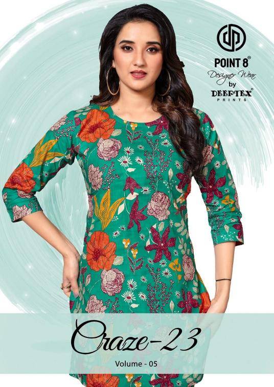Deeptex craze23 vol-5 Kurti wholesale market in Surat