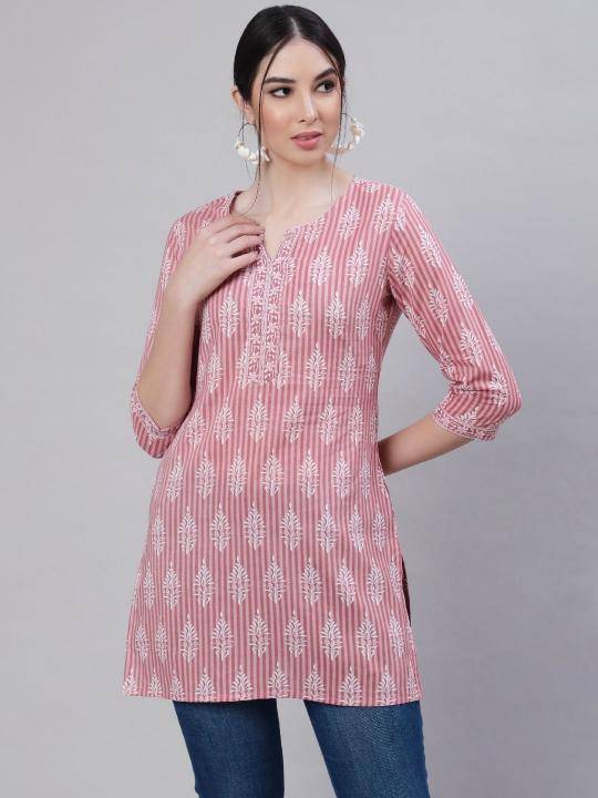 Shorya cotton printed short top  Wholesale cotton kurtis in India