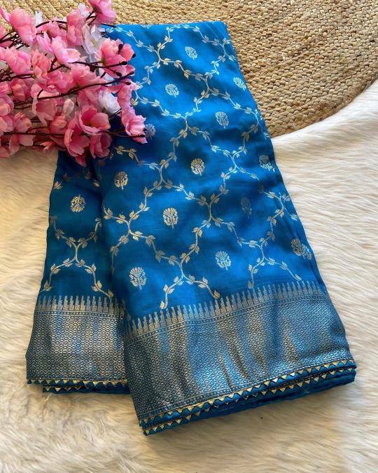 Akshara soft russian silk Wholesale saree online India