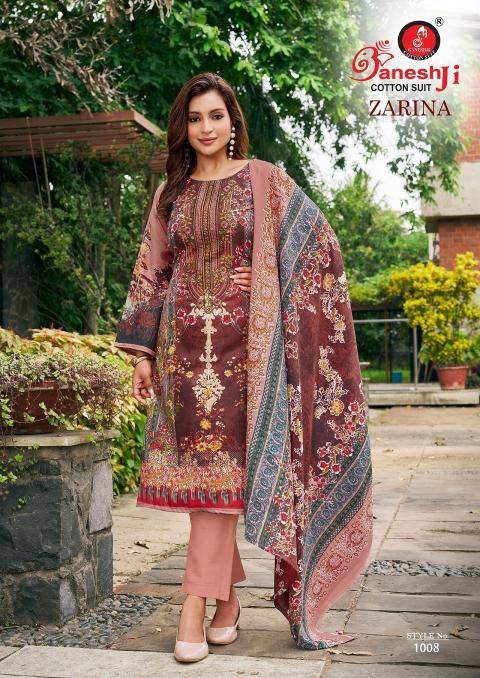 Ganeshji zarina vol-1 Wholesale dress materials market Surat