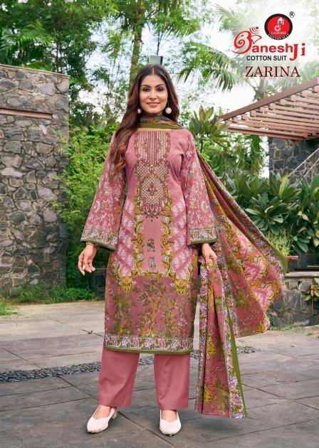 Ganeshji zarina vol-1 Wholesale dress materials market Surat