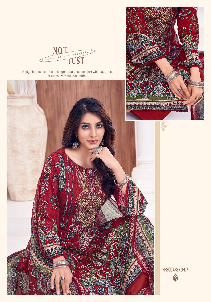 Alok suit rimsha 3 Indian dress material wholesale market
