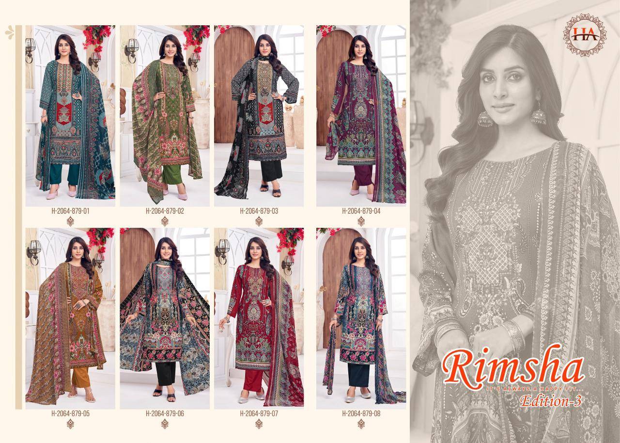 Alok suit rimsha 3 Indian dress material wholesale market