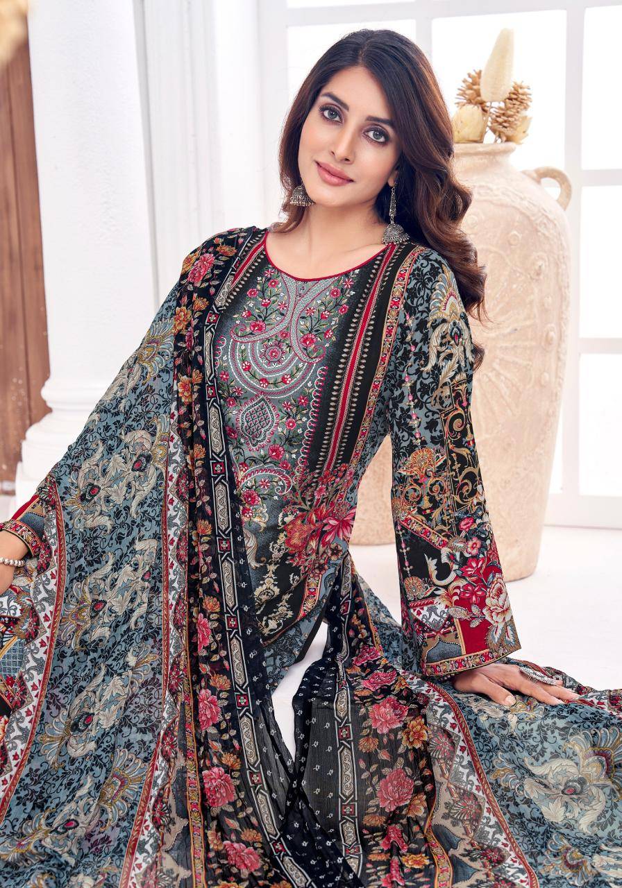 Alok suit rimsha 3 Indian dress material wholesale market