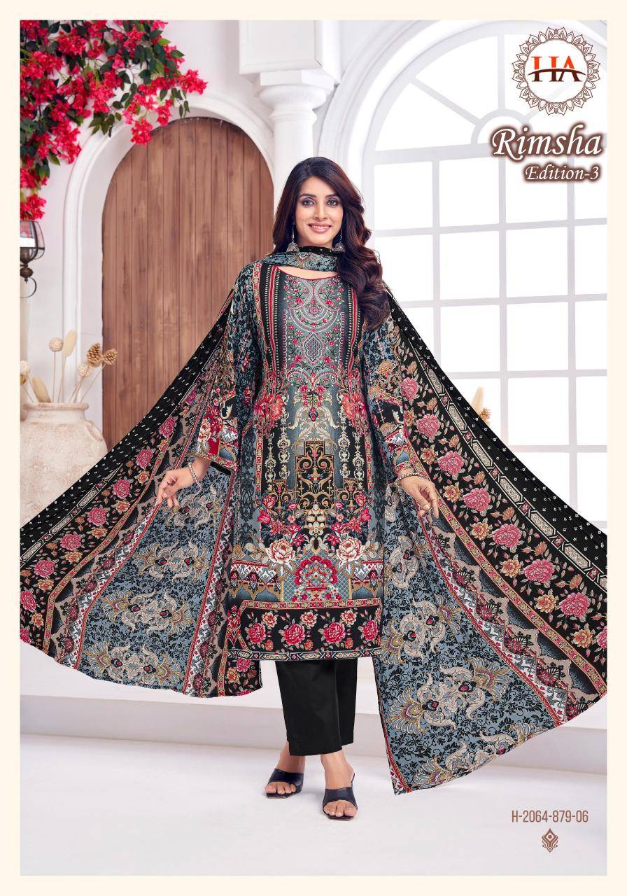 Alok suit rimsha 3 Indian dress material wholesale market