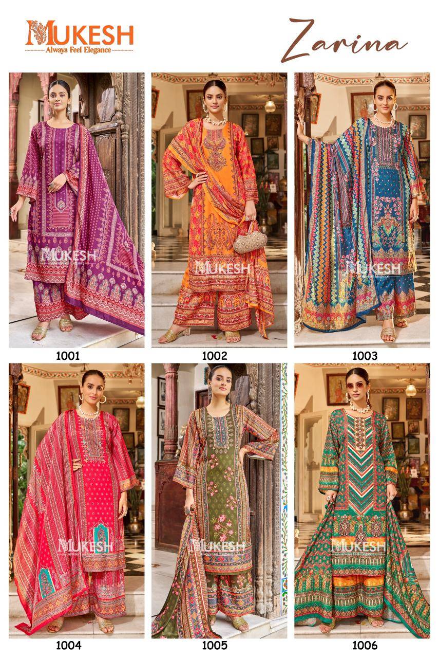 mukesh zarina  Designer dress material at wholesale price