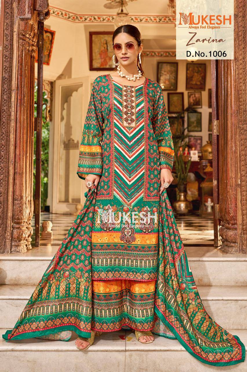 mukesh zarina  Designer dress material at wholesale price