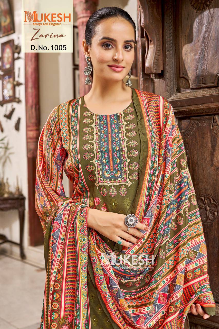 mukesh zarina  Designer dress material at wholesale price