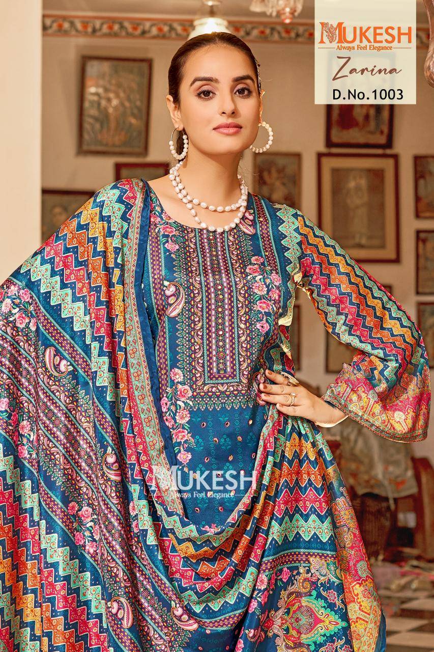 mukesh zarina  Designer dress material at wholesale price