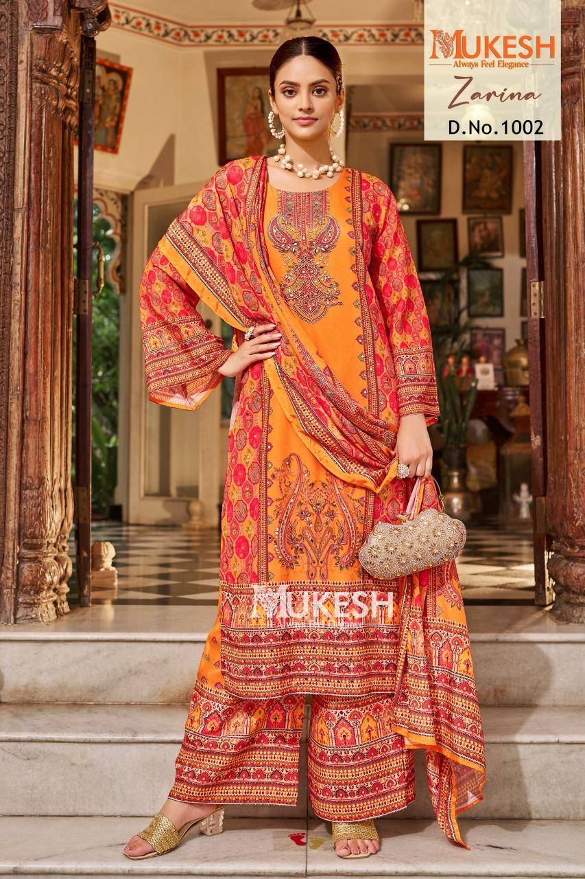 mukesh zarina  Designer dress material at wholesale price