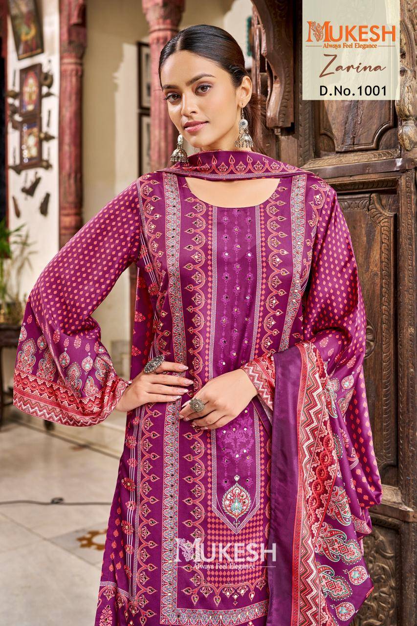 mukesh zarina  Designer dress material at wholesale price