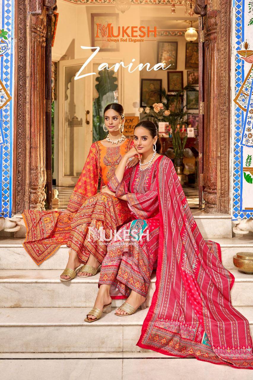 mukesh zarina  Designer dress material at wholesale price