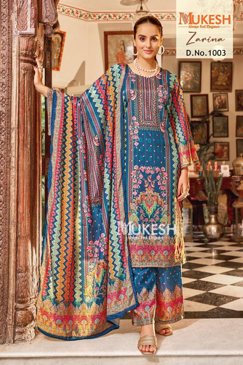 mukesh zarina  Designer dress material at wholesale price