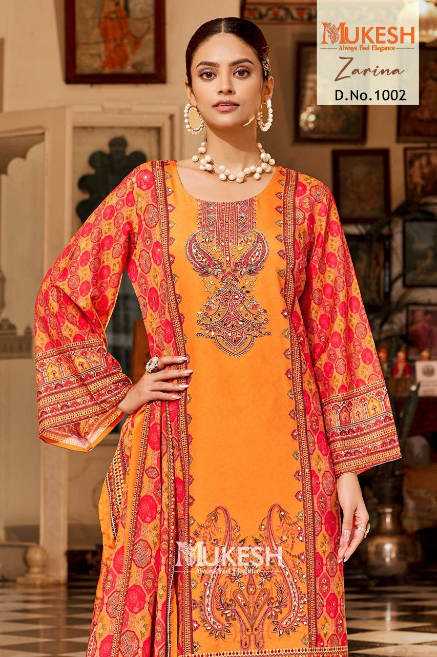 mukesh zarina  Designer dress material at wholesale price