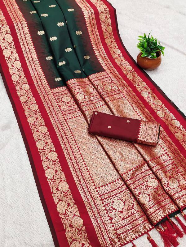 Krishnavi janmashtami special soft banarasi silk Saree manufacturer in Surat