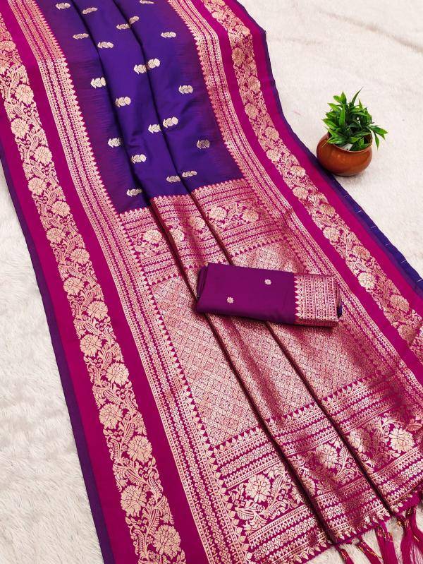 Krishnavi janmashtami special soft banarasi silk Saree manufacturer in Surat