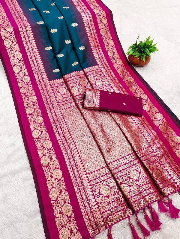 Krishnavi janmashtami special soft banarasi silk Saree manufacturer in Surat