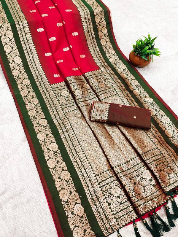 Krishnavi janmashtami special soft banarasi silk Saree manufacturer in Surat