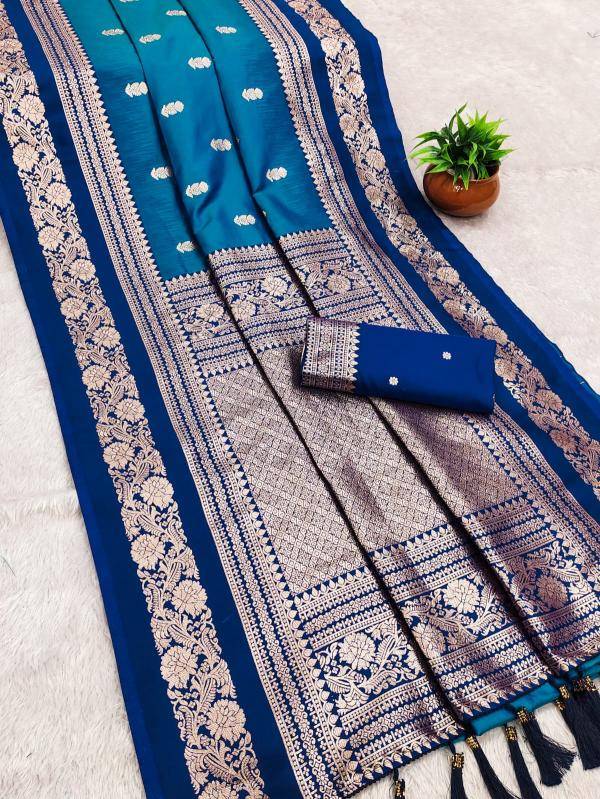 Krishnavi janmashtami special soft banarasi silk Saree manufacturer in Surat