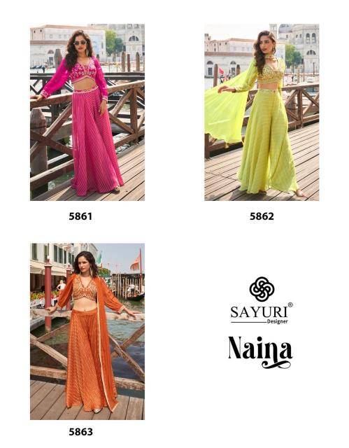 Sayuri designer naina salwar suits wholesalers in Jaipur