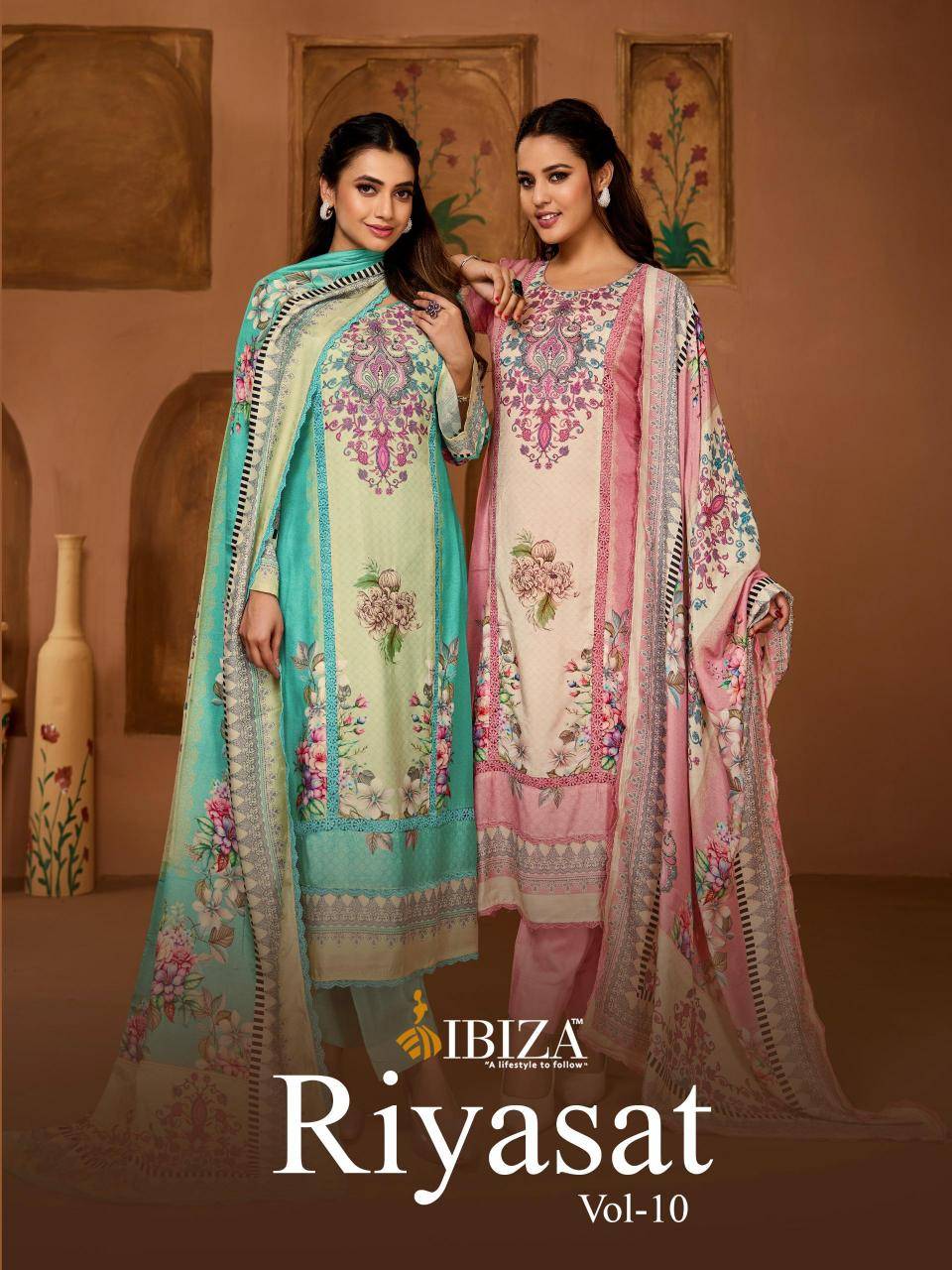 Ibiza riyasat vol 10 Dress material manufacturers in India