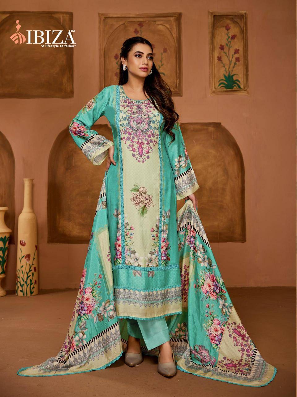 Ibiza riyasat vol 10 Dress material manufacturers in India
