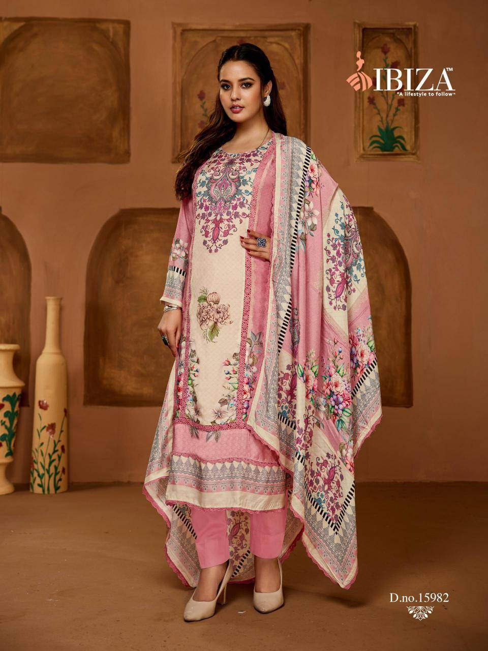 Ibiza riyasat vol 10 Dress material manufacturers in India