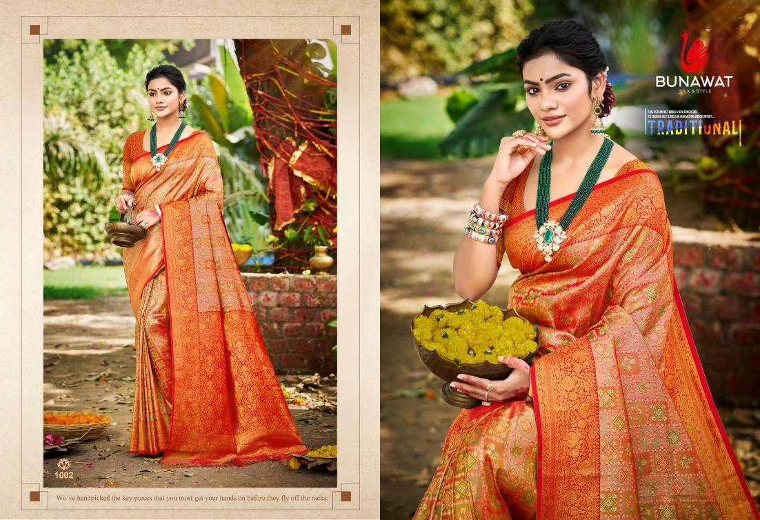 BUNAWAT - Chaturi Silk VOL-04 Saree market in Mumbai for wedding collections