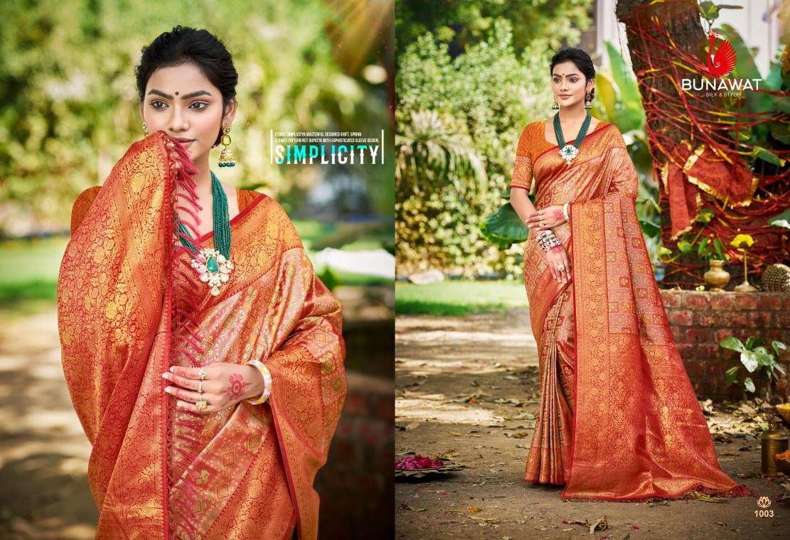 BUNAWAT - Chaturi Silk VOL-04 Saree market in Mumbai for wedding collections
